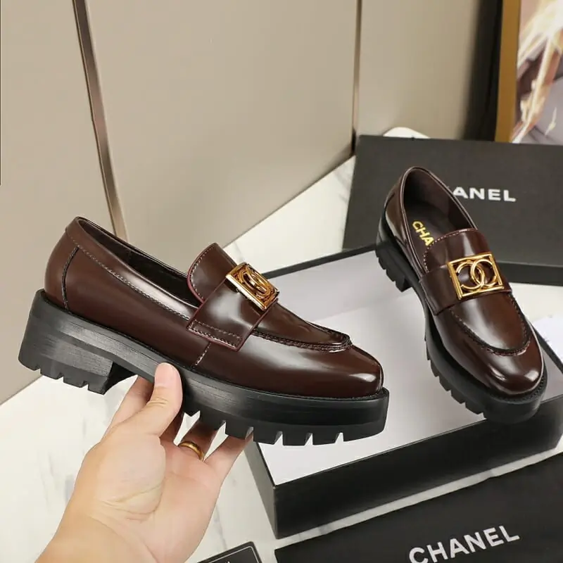 chanel cuir chaussures pour femme s_1266ab44